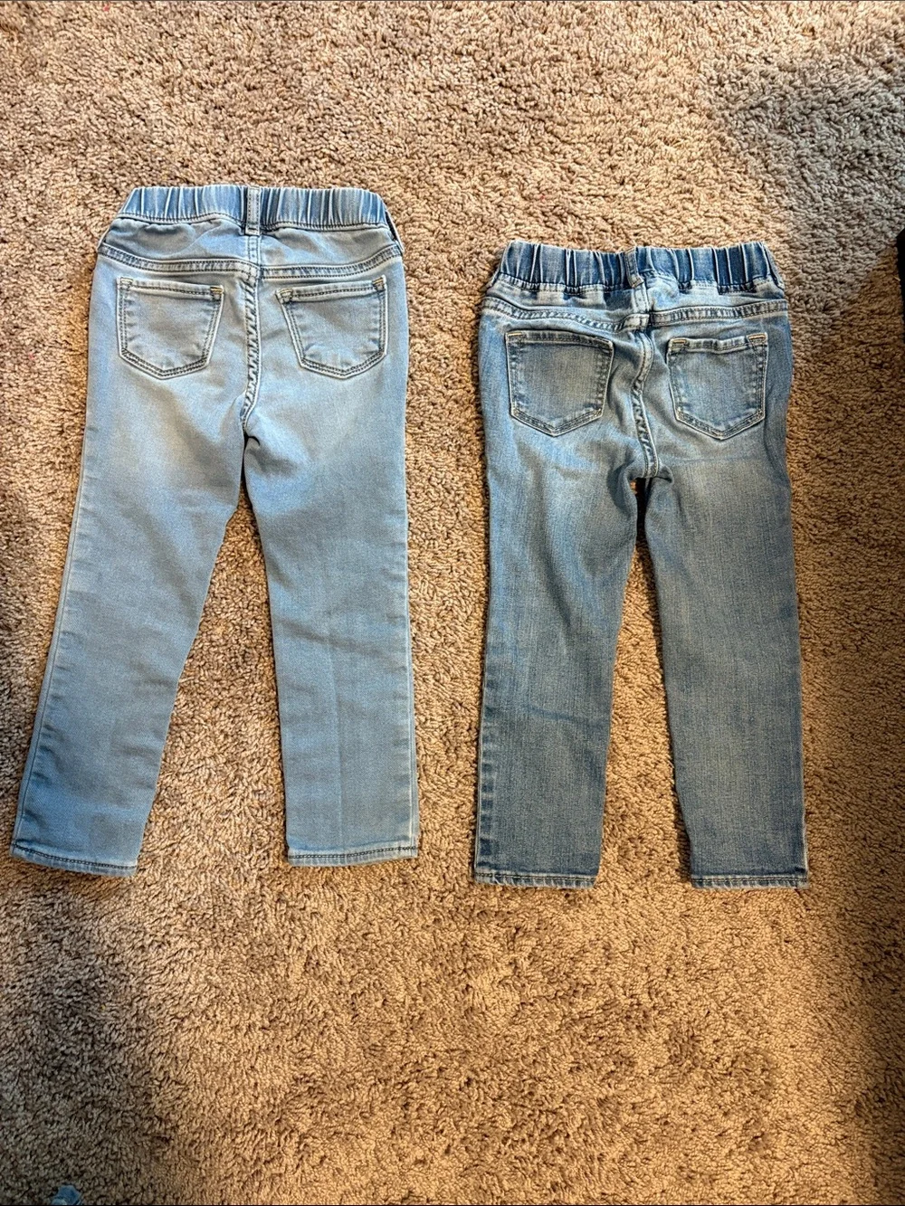GAP Kids Light Blue Denim Jeans Pair - Elastic Waist Skinny Jeans